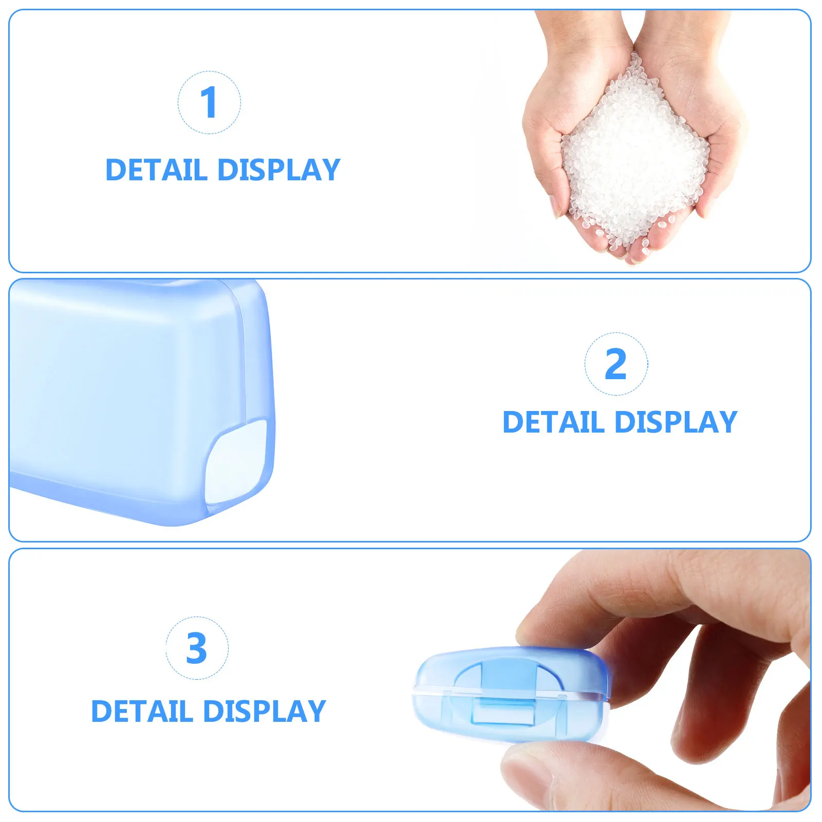 10 pezzi Copri testina per spazzolino Cappucci da viaggio antipolvere per spazzole elettriche regolari Scatola portatile per uso domestico
