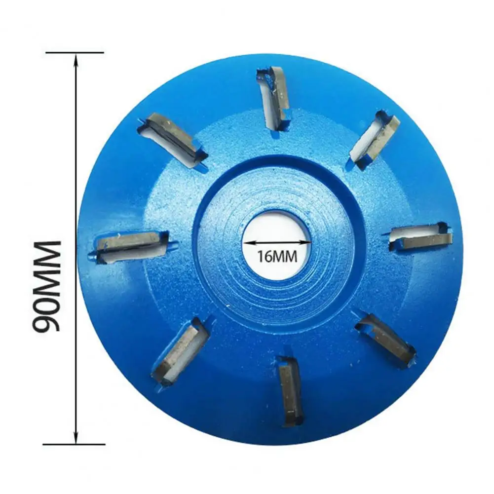 Houtsnijschijf 8 Tanden Hoge Sterkte Slijtvast Slijpen Polijsten Elektrische Haakse Slijper Houtsnijwerk Wortelgereedschap