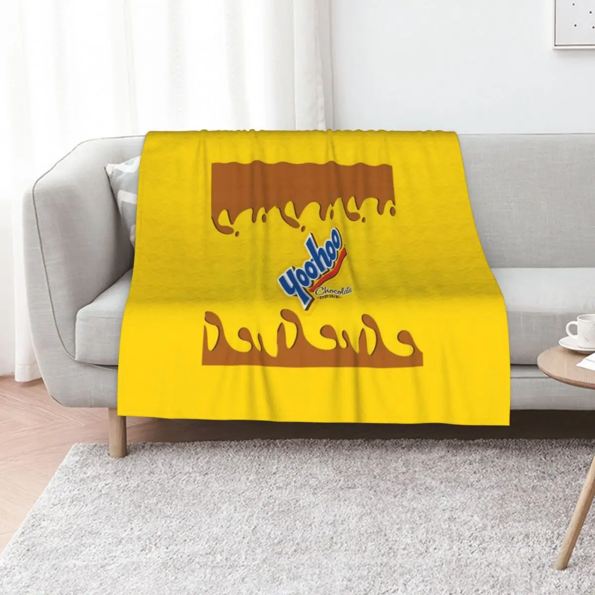 yoohoo chocolate milk Throw Blanket Luxury Thicken Camping warm for winter Loose Cute Plaid for winter Blankets