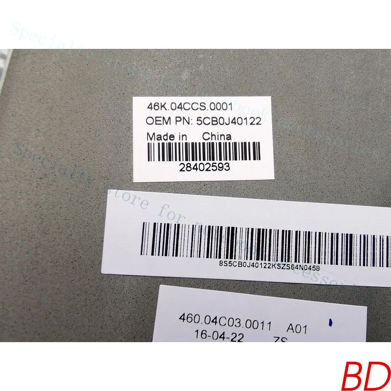 

A+ 5CB0J40122 для Lenovo K41 K41-70 K41-80, черная задняя крышка экрана (A-панель)