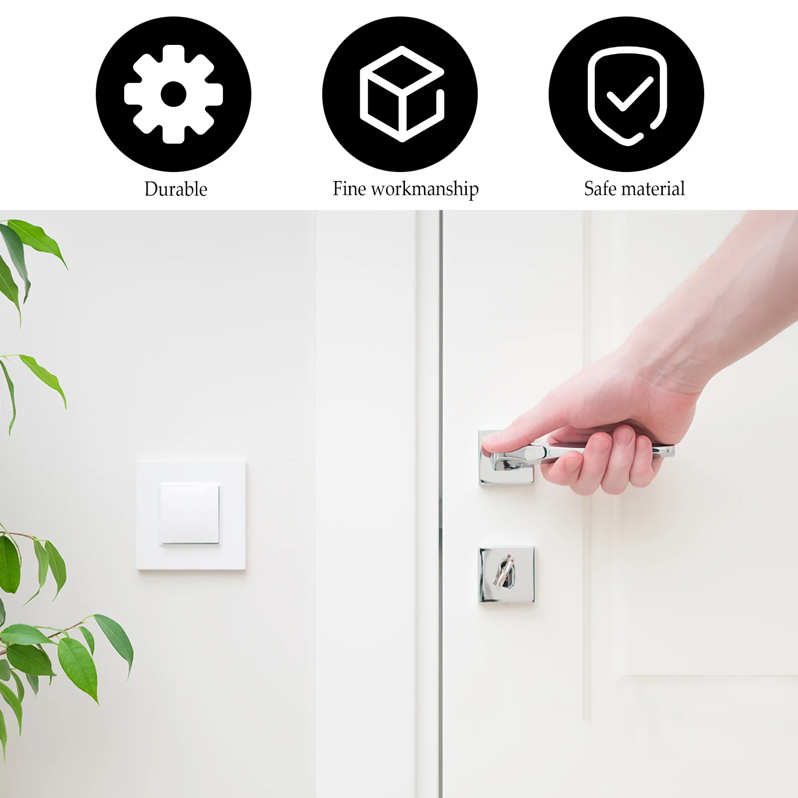 

AntiTheft Bolt Sliding Door Latch StainlessSteel Copper Home Hotel Security Metal Latches Door Locks Durability