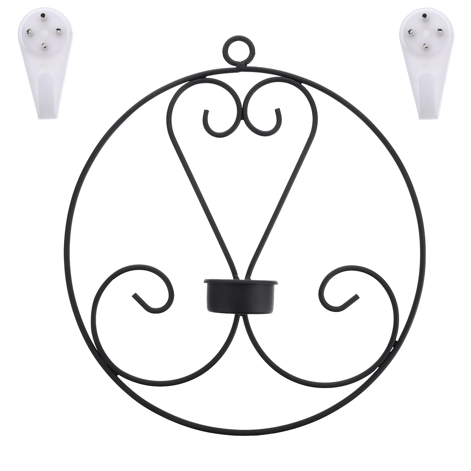 

1Pcs Antique Style Indoor Iron Candle Holder Decorative Vintage Hanging Candlestick