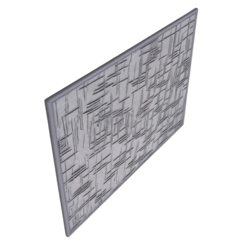 Bath Mat Elegant Geometric Pattern Thick Chenille for non Slip Rubber Backing 40x60cm or 50x80cm Brown Gray Blended Fabric Mat