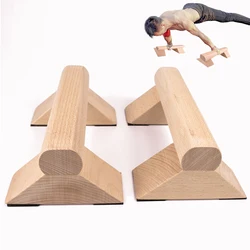 20CM Wooden Push Up Bars Gym Fitness Workout Equipment Pushup Training Grips Handles Stands for Home Profession Push Up Exercise