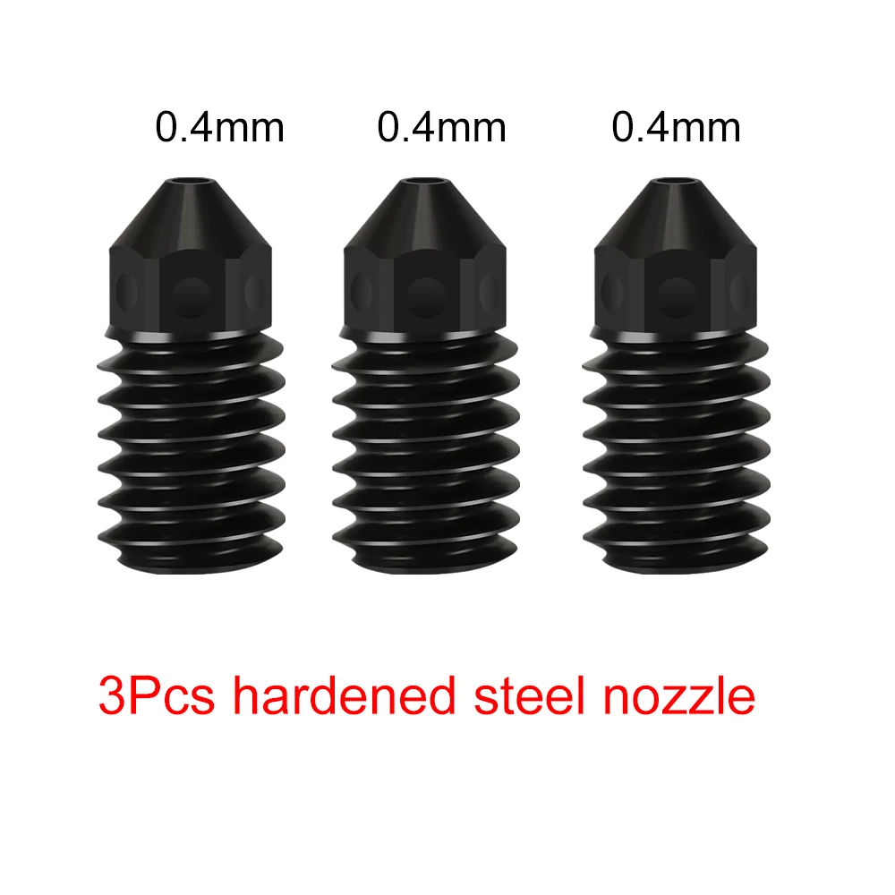 Hotend Kit Voor Bambu Lab A1/A1 Mini – 0,4 Mm Gehard Stalen Mondstuk, Met Siliconen Sok En Moersleutels, Eenvoudig Te Vervangen 3 miniatura