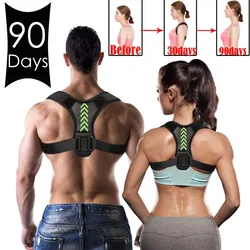 Adjustable Back Shoulder Posture Corrector Belt Clavicle Spine Support Reshape Your Body Home Office Sport Upper Back Neck Brace