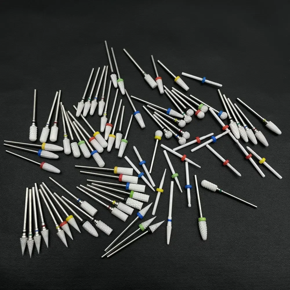 1 stücke Keramik Nagel Bohrer Bits Rotary Cutter Sauber Gerät für Maniküre Nagel Fräsmaschine Zubehör Entfernen Nagel Gel Werkzeuge