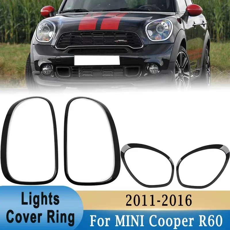 For MINI Cooper R60 Countryman John Works 2011-2016 Headlight / Tail Lights Cover Ring Decoration Trim Light Decoration Sticker