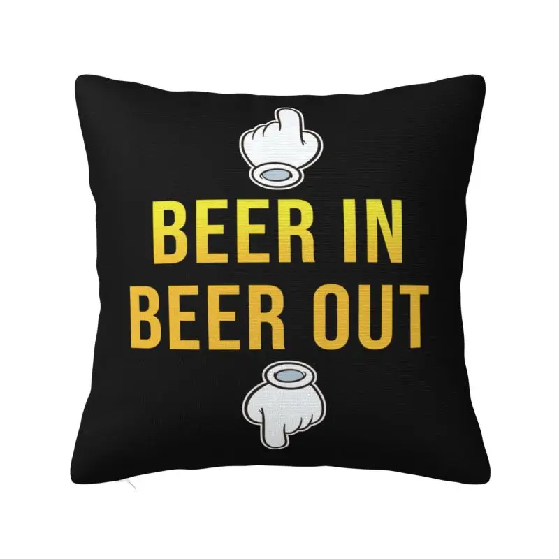 Luxury Beer In Beer Ou Cushion Cover 40*40 cm Soft Throw Pillow Case for Living Room Bedding Sofa Pillowslip