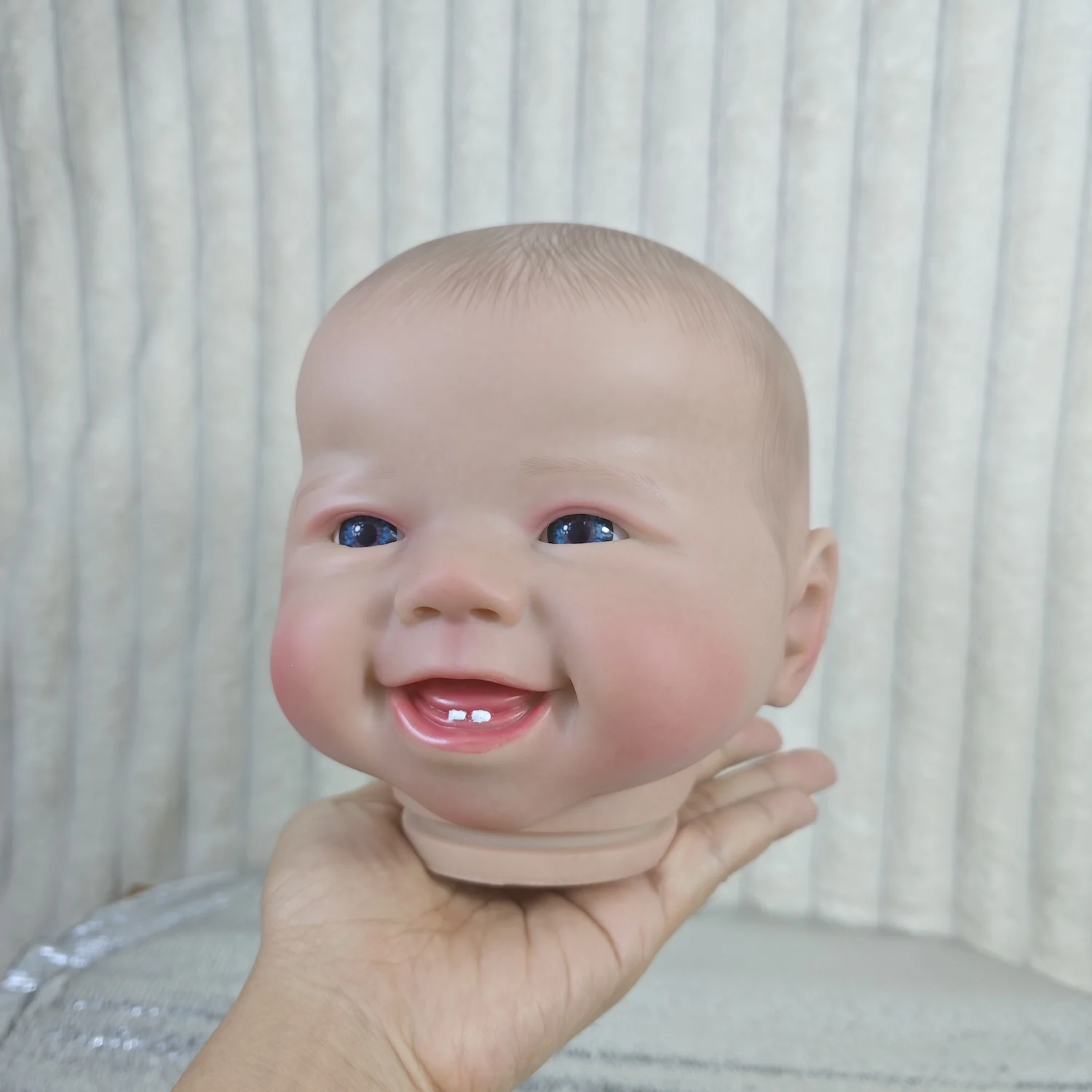 24 Inch Huge Size Finished Painted Reborn Doll Kit Kenzie With Cloth Body Unfinished Doll Parts Suitable for DIY Customization