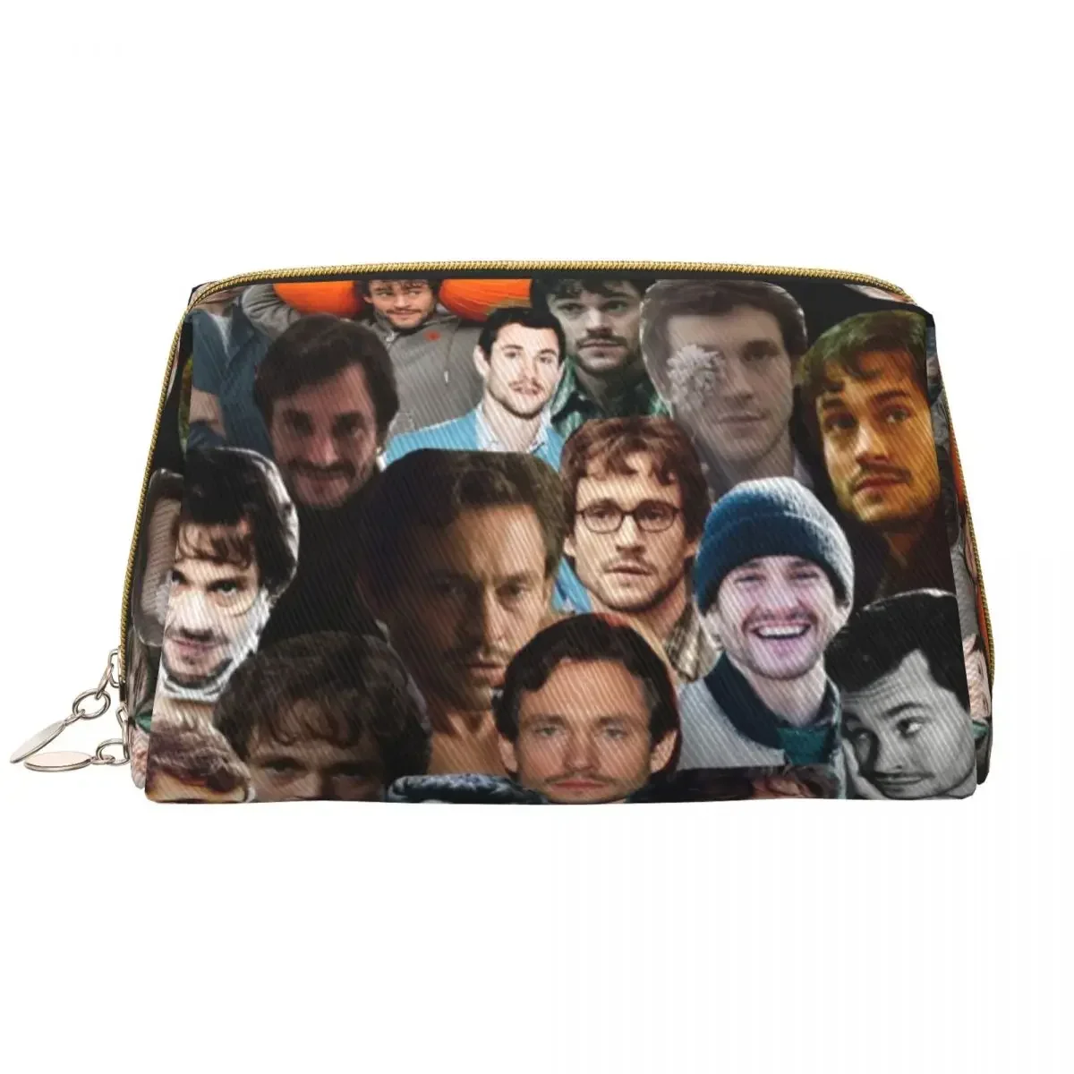 

Cute Hannibal Travel Toiletry Bag for Women Hugh Dancy Will Graham Collage Makeup Cosmetic Bag Beauty Storage Dopp Kit