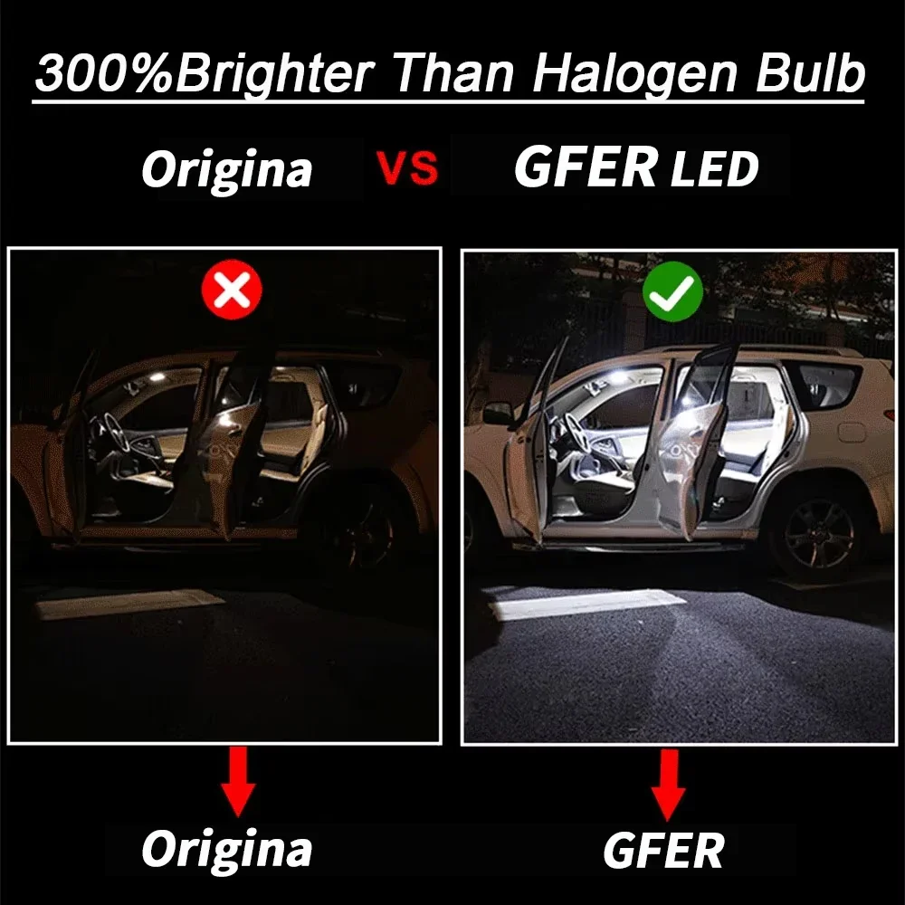 For Jeep Compass MK 1 2 2007 2008 2009 2010 2011 2012 2013 2014 2015 2016 2017 2018 2019 2020 No Error Interior LED Light Kit