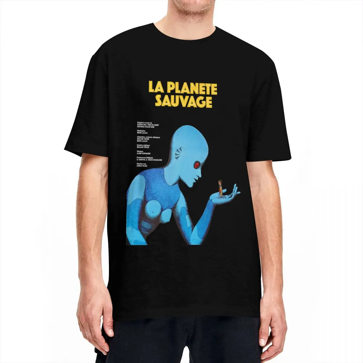 Fantastic Planet La Planete Sauvage T-Shirt For Men Women Cotton Top Tee Aesthetic O-neck Short Sleeve