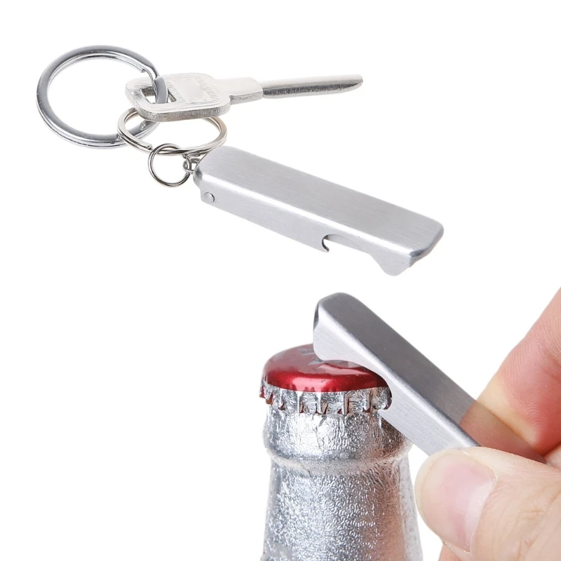 for KEY Ring Nail Clipper  Pocket Bottle Opener Nail File, 2 in 1 Nail Cutter Keychain Manicure Trimmer & Bottle Open