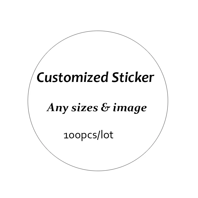 Customized Colorful Thank You Paper Stickers Personalized Round Logo Printed Circle Labels for Decoration