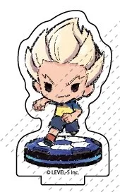 Anime INAZUMA ELEVEN Mini Figure Standing Doll 11 Yuma Nosaka Yuto Kido Small Acrylic Stand Model Plate Cosplay Toy for Gift