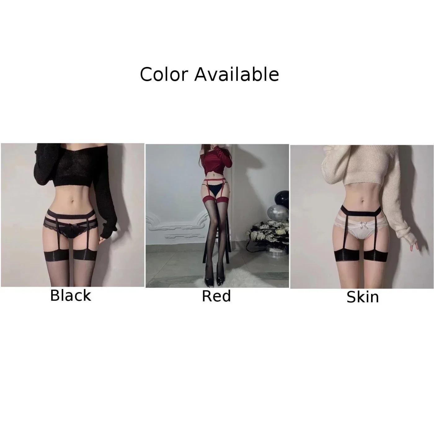 Women Mesh Transparent Stocking Sexy Transparent Thigh-High Stockings Ultrathin Seamless Suspender Pantyhose Breathable Tights