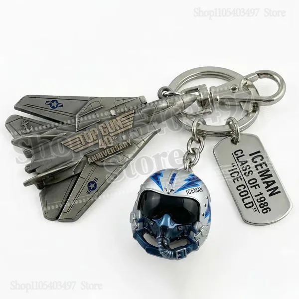 

Top Gun 40th Anniversary Maverick Helmet Keyring Movie Inspired Collectible Gift Top Gun 40th Anniversary Pilot Duck
