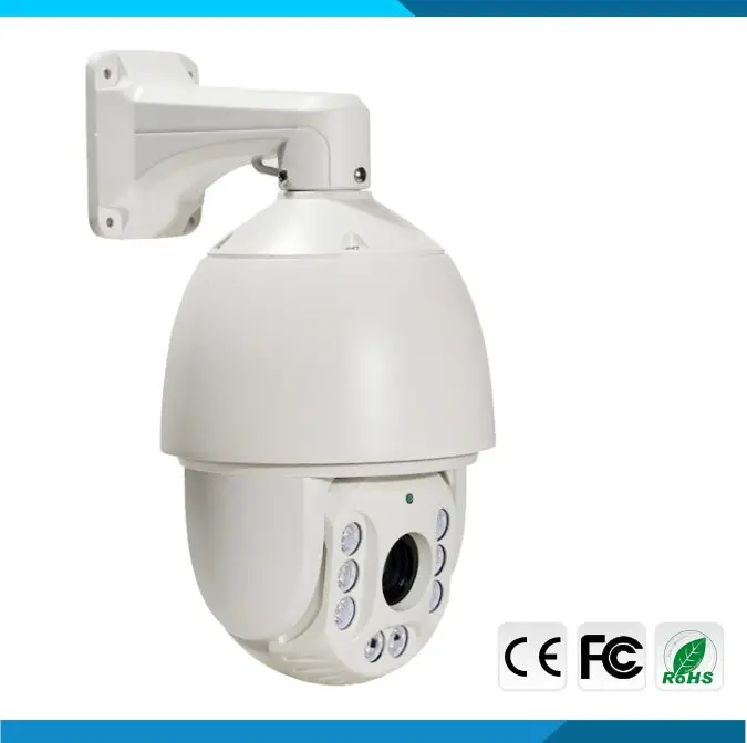 الإسكان المعدني 360 درجة التكبير كاميرا متحركة RS485 التناظرية الأشعة تحت الحمراء عالية السرعة كاميرا بشكل قبة 1000TVL PTZ 30X كاميرا بصرية خارجية DC12V