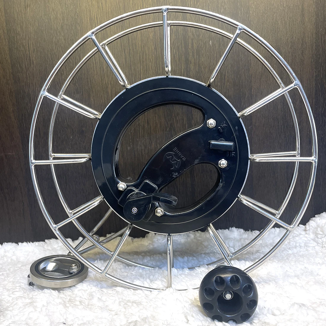 Silent Bearing Kite Reel Winder, aço inoxidável, punho bloqueável, ferramentas esportivas voadoras, ferramentas para adultos ao ar livre, 9km, 24cm, 26cm