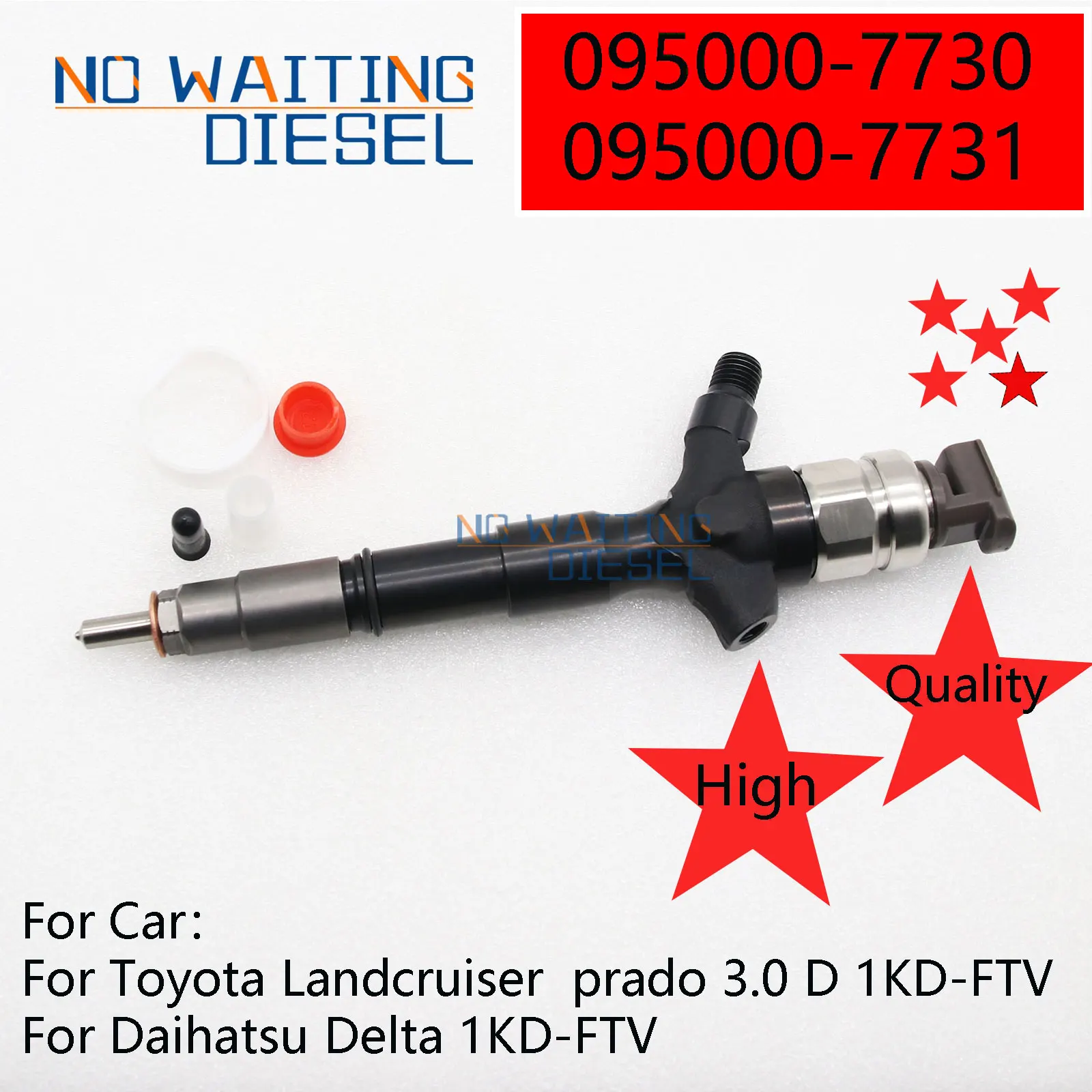 0950007731 0950007730 Injector Part Numbers 0950007730 Diesel Injector 0950007731 For Toyota Landcruiser