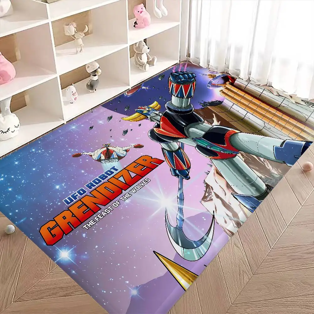 UFO ROBO GRENDIZER GOLDORAK Anmie Door Mat Cheaper Anti-slip Modern Living Room Balcony Printed Bedside Mats