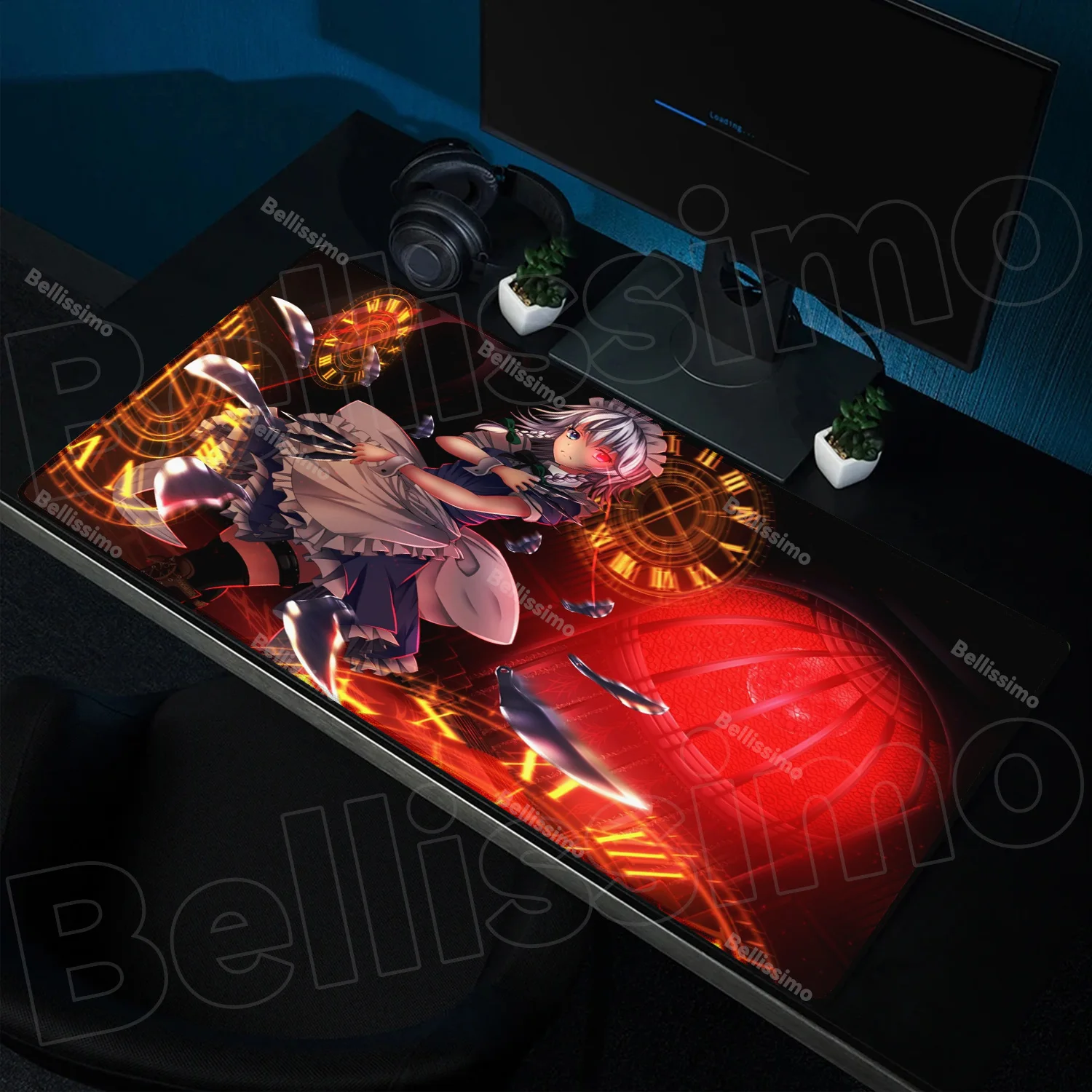 

Izayoi Sakuya TouHou Project Comic Mouse Pad Game Laptop Play Mat 40x90 Extra Large Kawaii Anime Mousepad PC Gaming Accessories