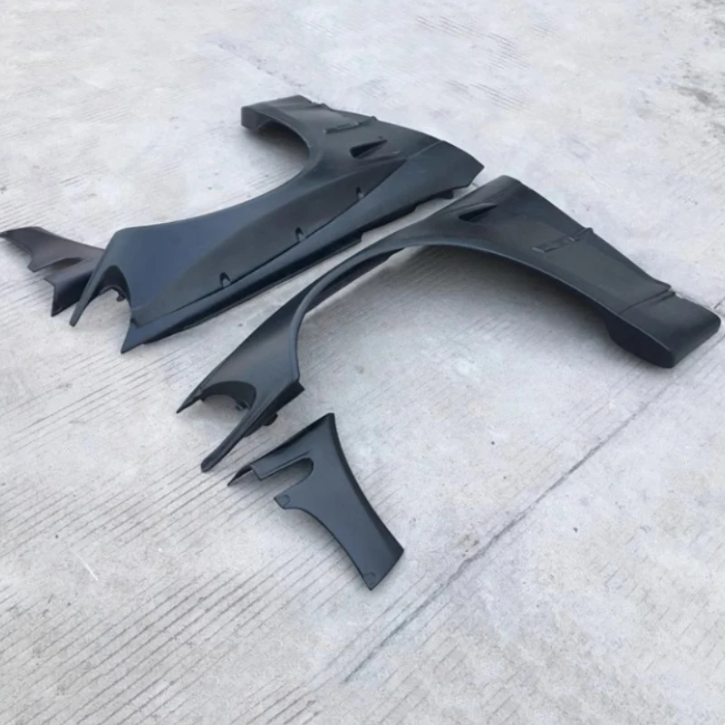 Front Wide Fender for BMW E46 1999-2005 Modified New Style Left and Right Fender Body Kit Car Accessories