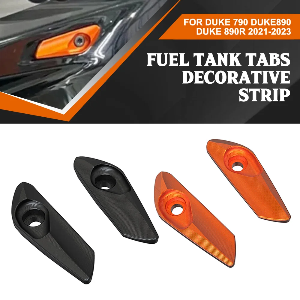 

2024 790DUKE Motorcycle Accessories Aluminium Fuel Tank Tabs Decorative Strip For DUKE 790 2017-2020 DUKE890 DUKE 890R 2021-2023