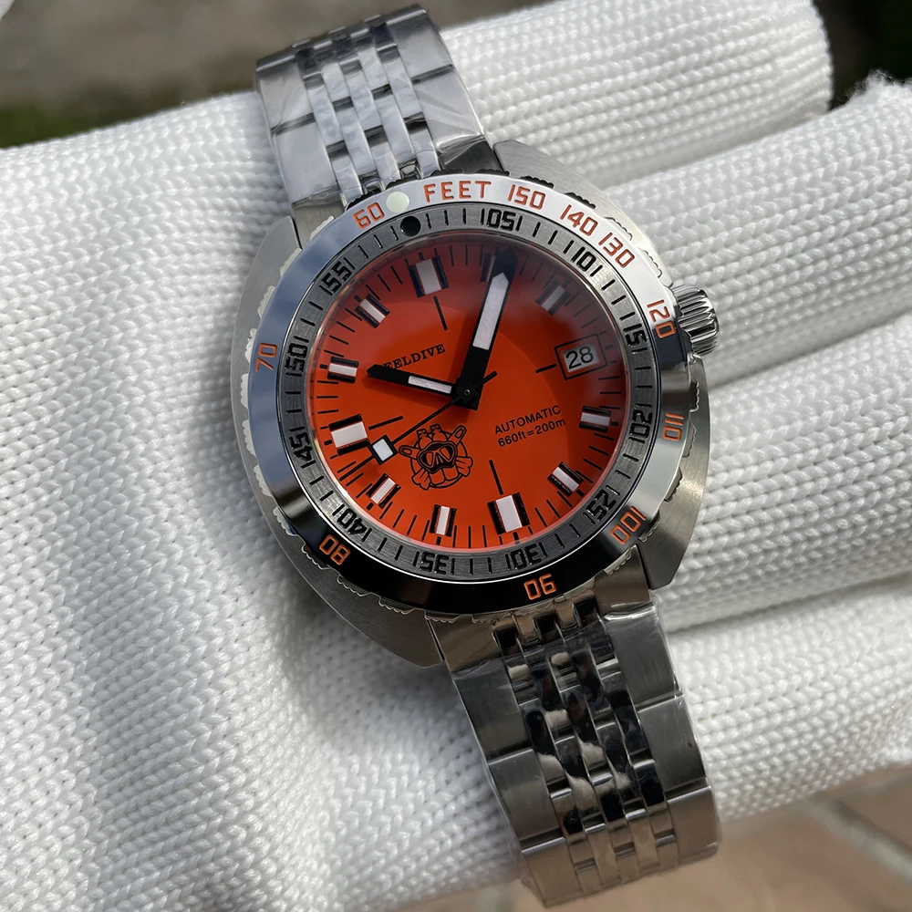 STEELDIVE SD1967 Luxe Automatisch Horloge 20Bar Waterdicht Roestvrij Staal Mannen Mechanische Horloges Sport Duikhorloge voor Mannen