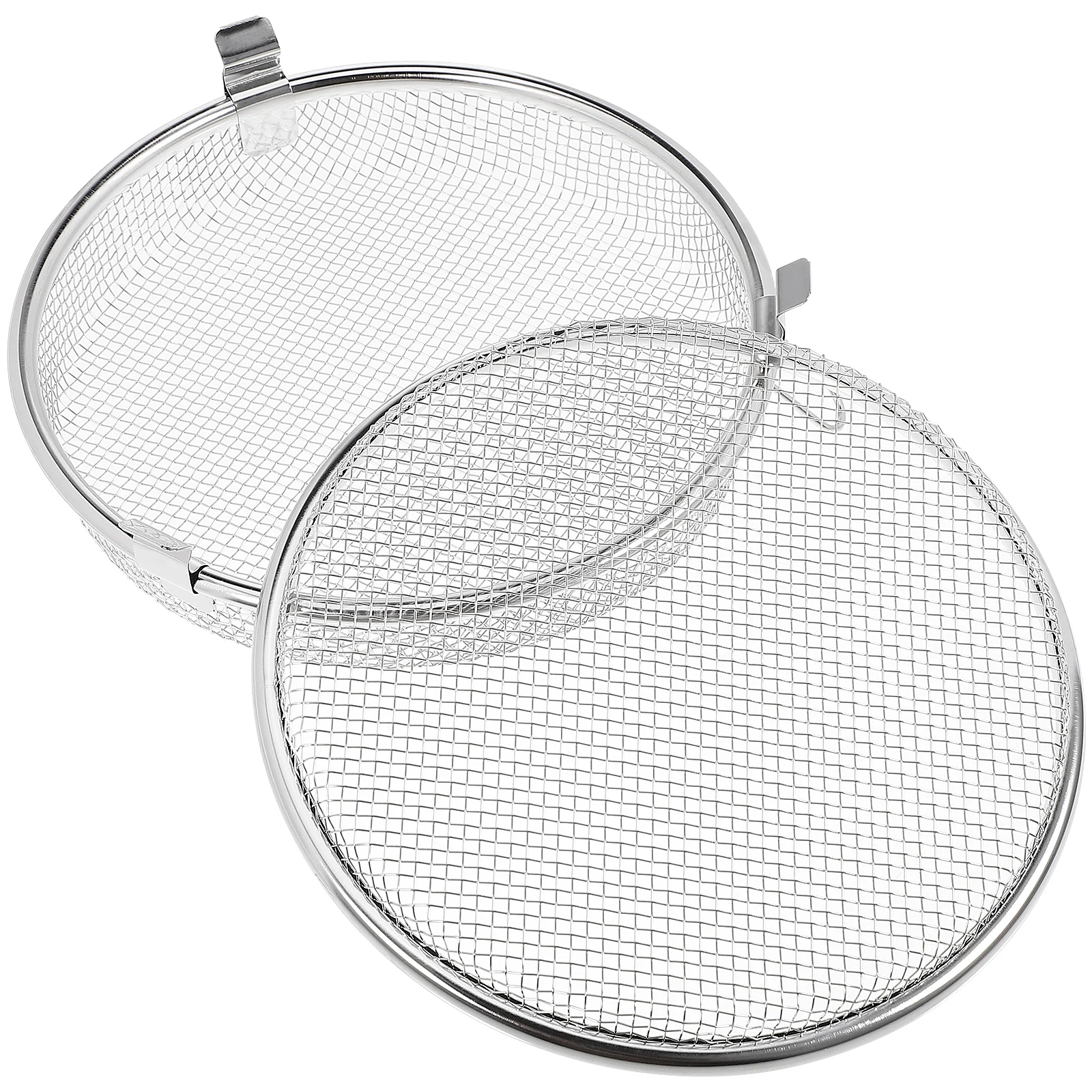 

Stainless Steel Mesh Round Basket for Small Items Cutlery Utensil ganizer Dishwasher Storage Baking Tool Container