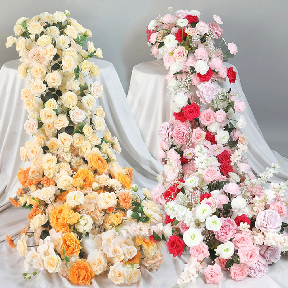 

Искусственный лес 200 см, зеленые растения, колокольчики, орхидеи, свадебные длинные столы, конференц-столы, украшенные цветочной аркой