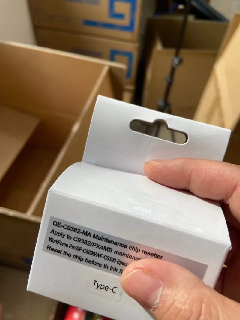 

Коробка для обслуживания C9382 Чип-сброса для принтера Epson WorkForce C5890 WF-C5390 C5390 C5890 PX-S887 PX-M887F