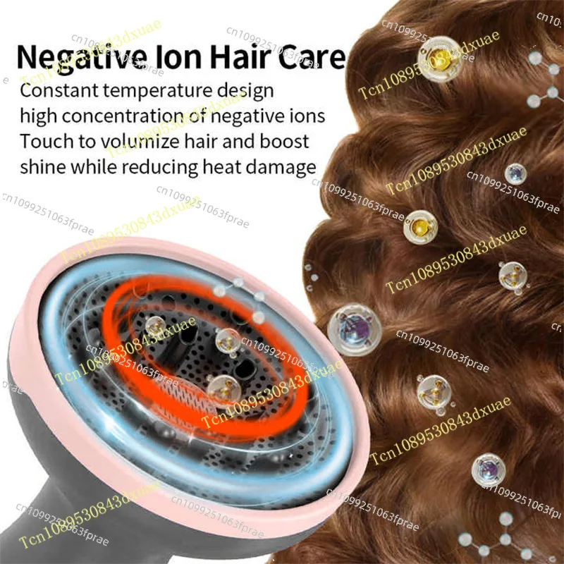 Portable Windshield Hair Dryer Anti-Frizz Styling Tool For Curly Thick Household Hair Care Use