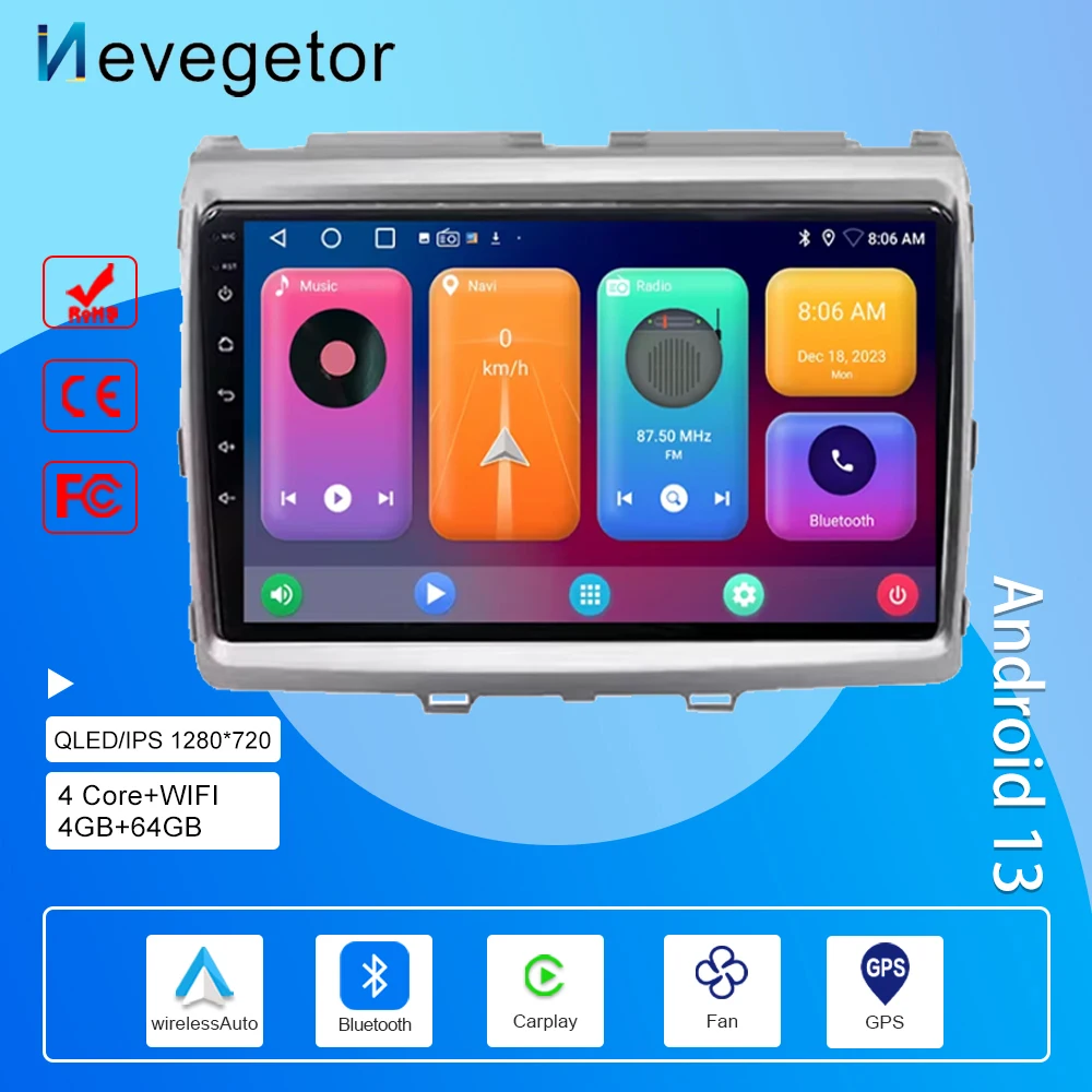 For Mazda 8 MPV LY 2006 -2016 Car Radio Multimedia Video Player Stereo Android Auto GPS Navigation BT WIFI Carplay No 2din DVD