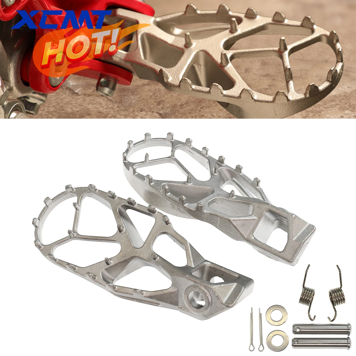 

Motorcycle 2024 Foot Pegs FootRest Footpegs Rests Pedals For KTM XC SX XCF SXF EXC EXC-F XCW 125 250 300 350 450 500 Dirt Bike