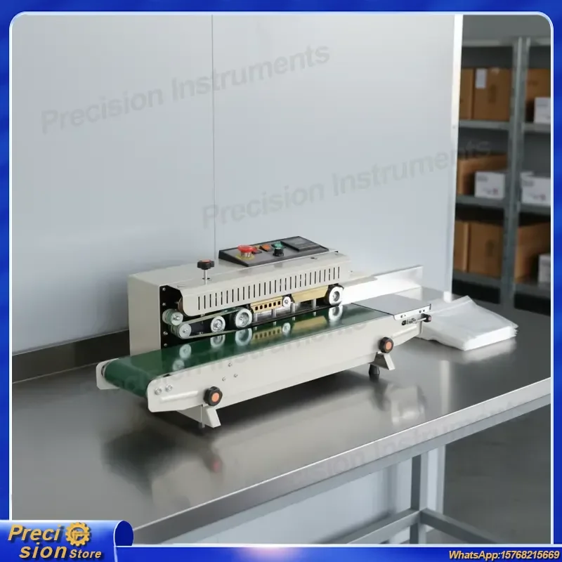 

Industrial Automatic Continuous Heat Sealing Machine for Paper Plastic Bags Chemical Packaging High Safety Low Noise