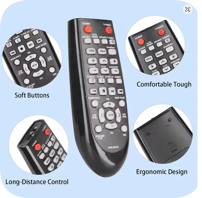 Remote Control For Samsung HWF450 HW-F450 HWF450ZA PSWF450 AH68-02644D-00 HW-F450ZA HW-F450 PS-WF450 Sound Bar