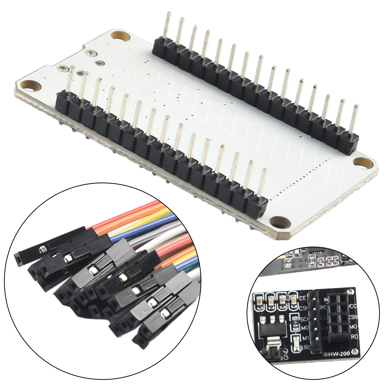 Fácil de usar OpenDTU ESP32 + NRF24L01 + cabo + módulo de exibição Estadia conectada Ampla compatibilidade Monitoramento em tempo real