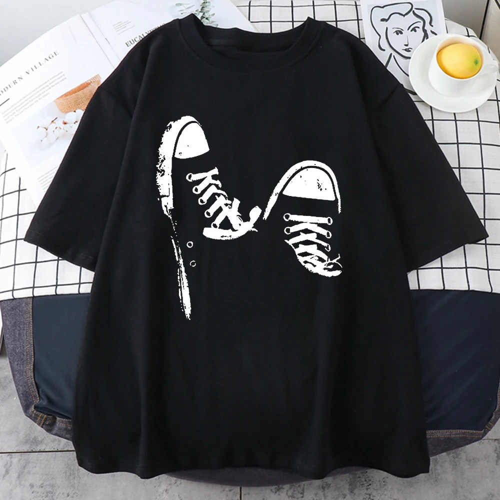 Men's Skateboard-Style Casual 100% Cotton Printed Comic-Graphic Vest — Breathable, Loose-Fit, and Comfortable T-Shirt