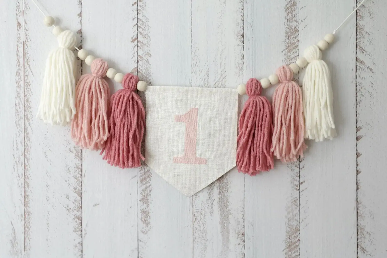 Boho Sun Birthday Banner, 1st high chair banner, Mustard boho birthday, Muted Sunshine, Yarn tassel garland, First Trip Around t