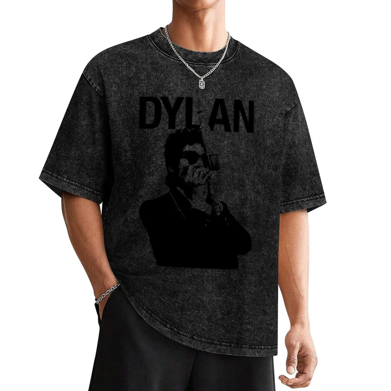 

Bob Dylan Vintage Faded Style Fan Design T-Shirt plain anime t shirts T-shirt men