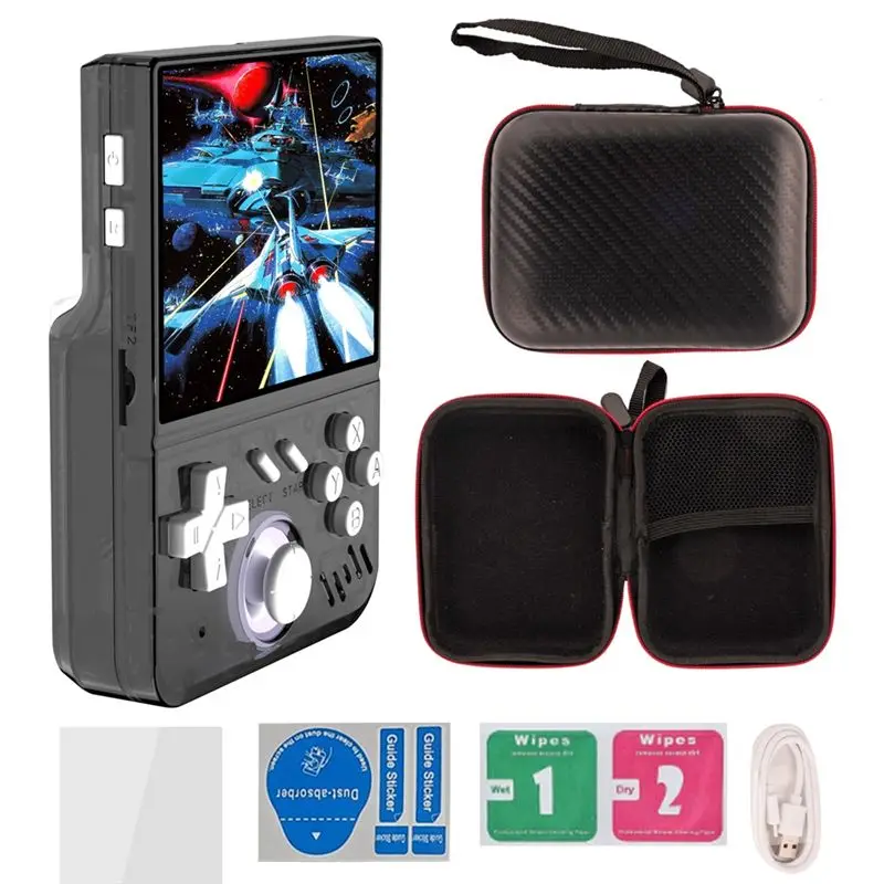 

-[A51I Digital]R36 Mini Handheld Retro Game Console MY Mini 128GB 3.5Inch IPS Screen Linux Video Game Console Supports 30+ Simul