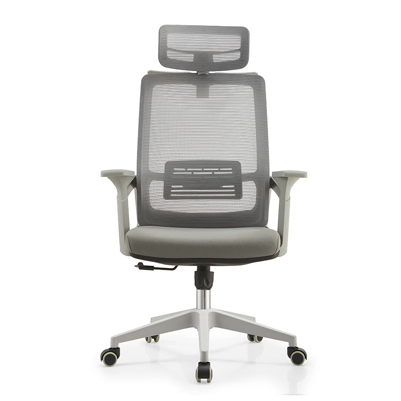 Modern Design Waist Support High Back Ergonomic Mesh Office Chair Adjustable Headrest Adjustable