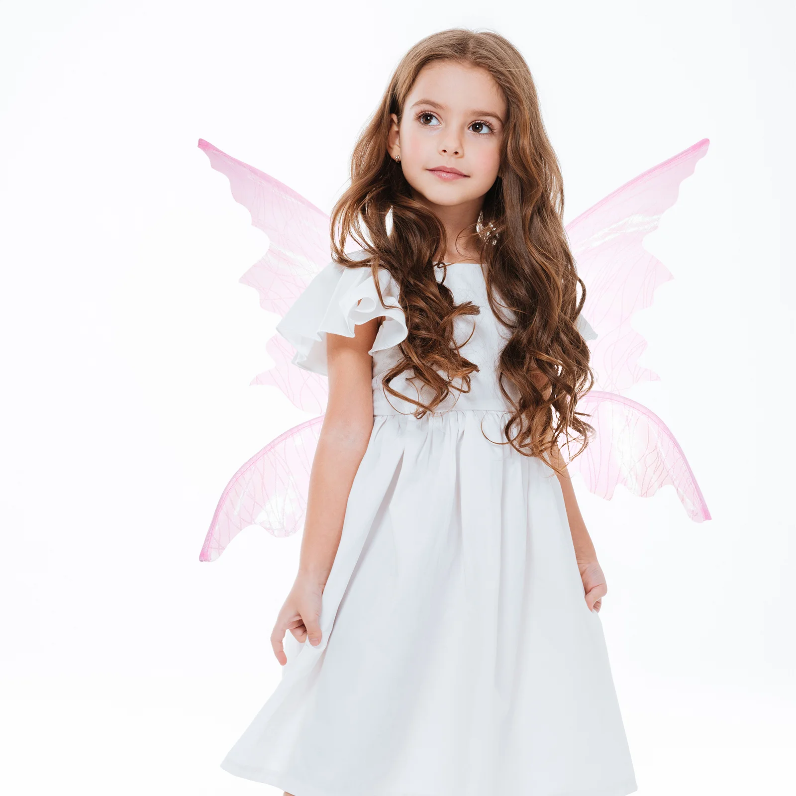 

Fairy Wing Decoration Yarn Material Sturdy Underwire Construction Easy to Wear Cosplay Festivals Party