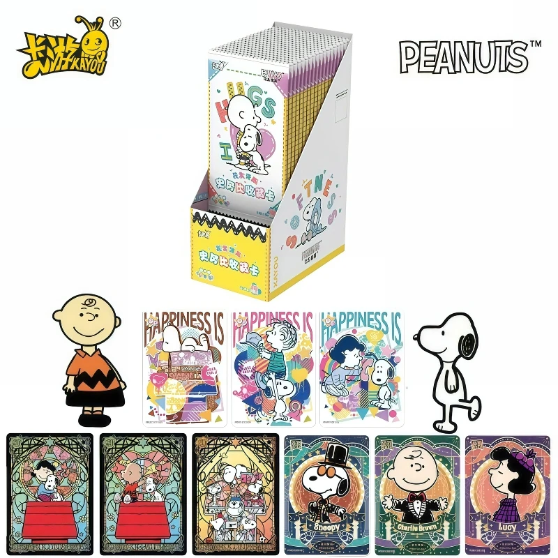 

KAYOU официальная оригинальная серия арахисов, аниме-карта Snoopy, периферийные устройства, детская коллекция, игрушечная карта, праздничный подарок, оригинальная коробка