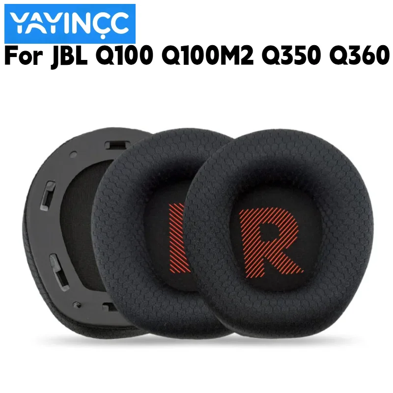 Atmungsaktive Ersatz-Ohrpolster mit Schnalle für JBL Q100 Q100M2 Q350 Q360 Kopfhörer, weiche Ohrpolster, Ersatzteile – Detail 5