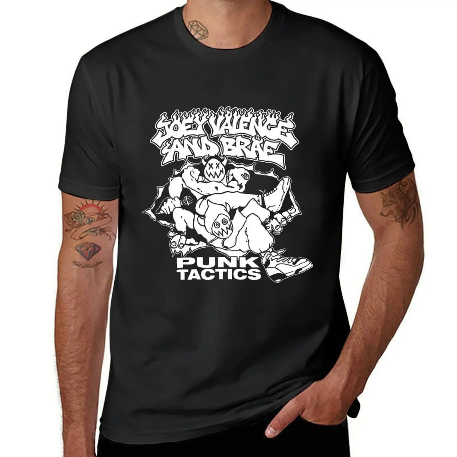 Punk-Taktik von Joey Valence & Brae T-Shirt Sommerkleid ung für einen Jungen Kurzarm T-Shirt Herren T-Shirts