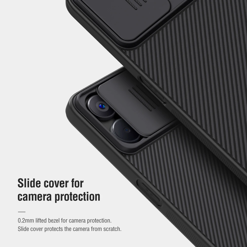 Nillkin for Realmi 9i 10 10T 5G Case CamShield Slide Camera Protection Busniess Back Cover for Realmi 9i 10 10T 5G