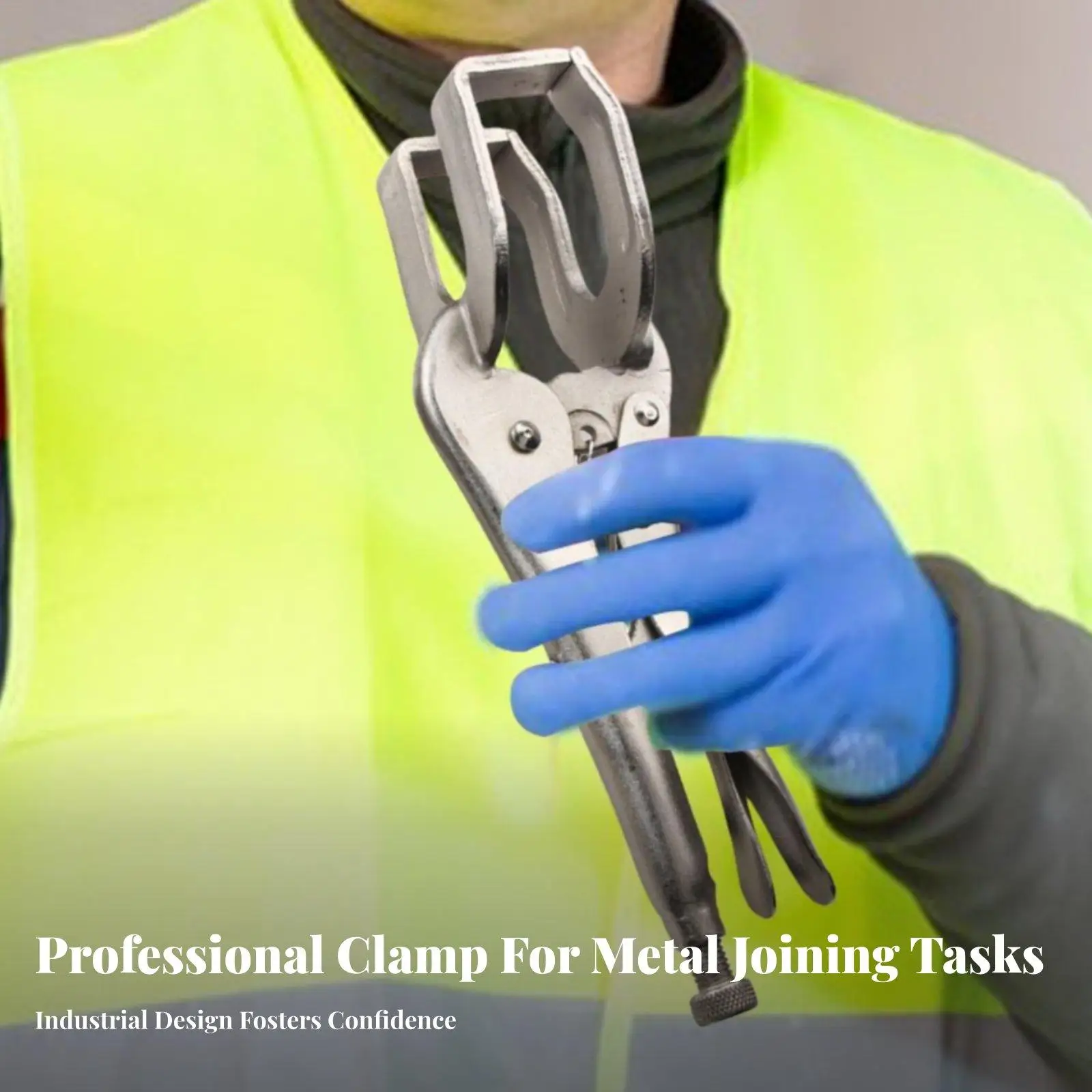Professional Welding Clamp with Adjustable Turn Screw Mechanism Versatile Locking Pliers for Auto Repair Tasks